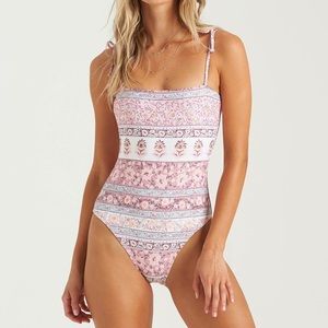 Billabong paisley one piece swimsuit